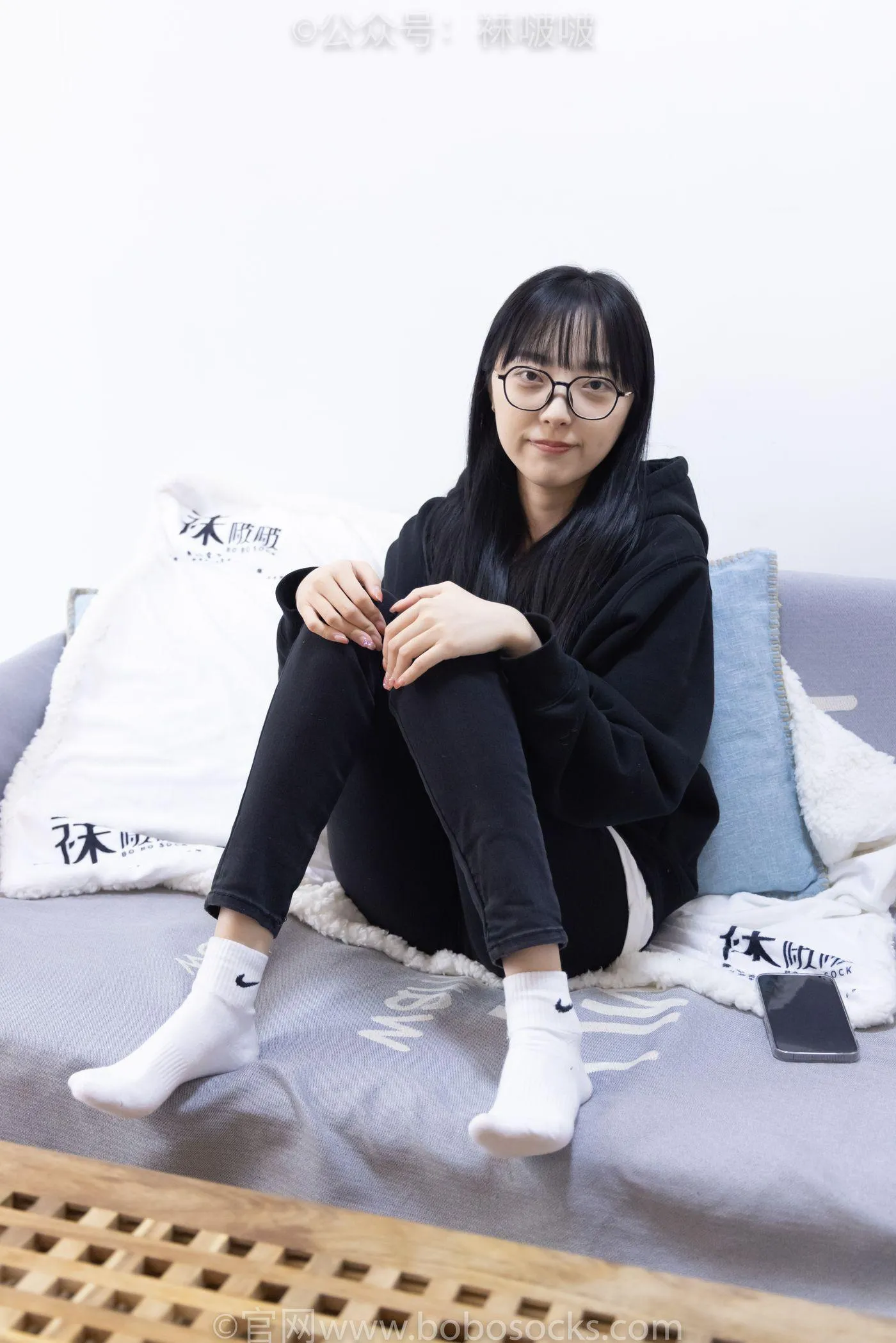 [BoBoSocks袜啵啵]NO.061 稚予-短靴、白棉袜、裸足 [145P]插图6